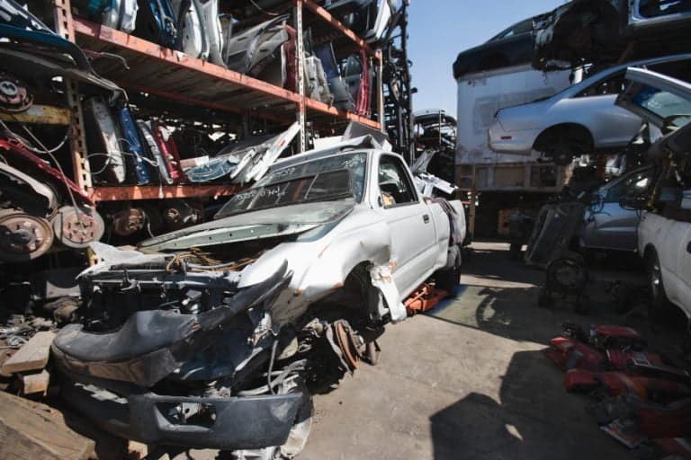 scrap cars in auckland junkyard