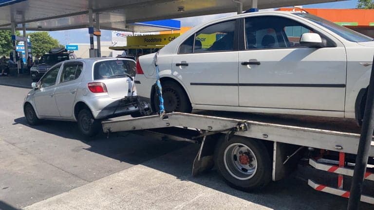 collection broken cars in south auckland